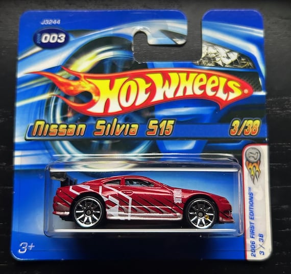 Hot Wheels Nissan Silvia (s15)-burgundy With Black Hood-2006