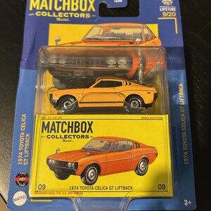 Matchbox Collectors 1974 Toyota Celica GT Liftback-orange With