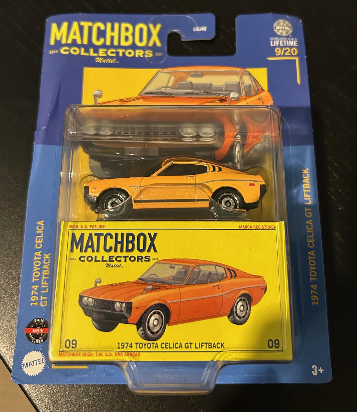 Matchbox Collectors 1974 Toyota Celica GT Liftback-orange With