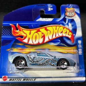 Hot Wheels Ford Guss-40-Hellblau Mit Blauen Fenstern-2002 Kurze Karte-Schwer zu Finden Sammler Miniatur Modell 1/64