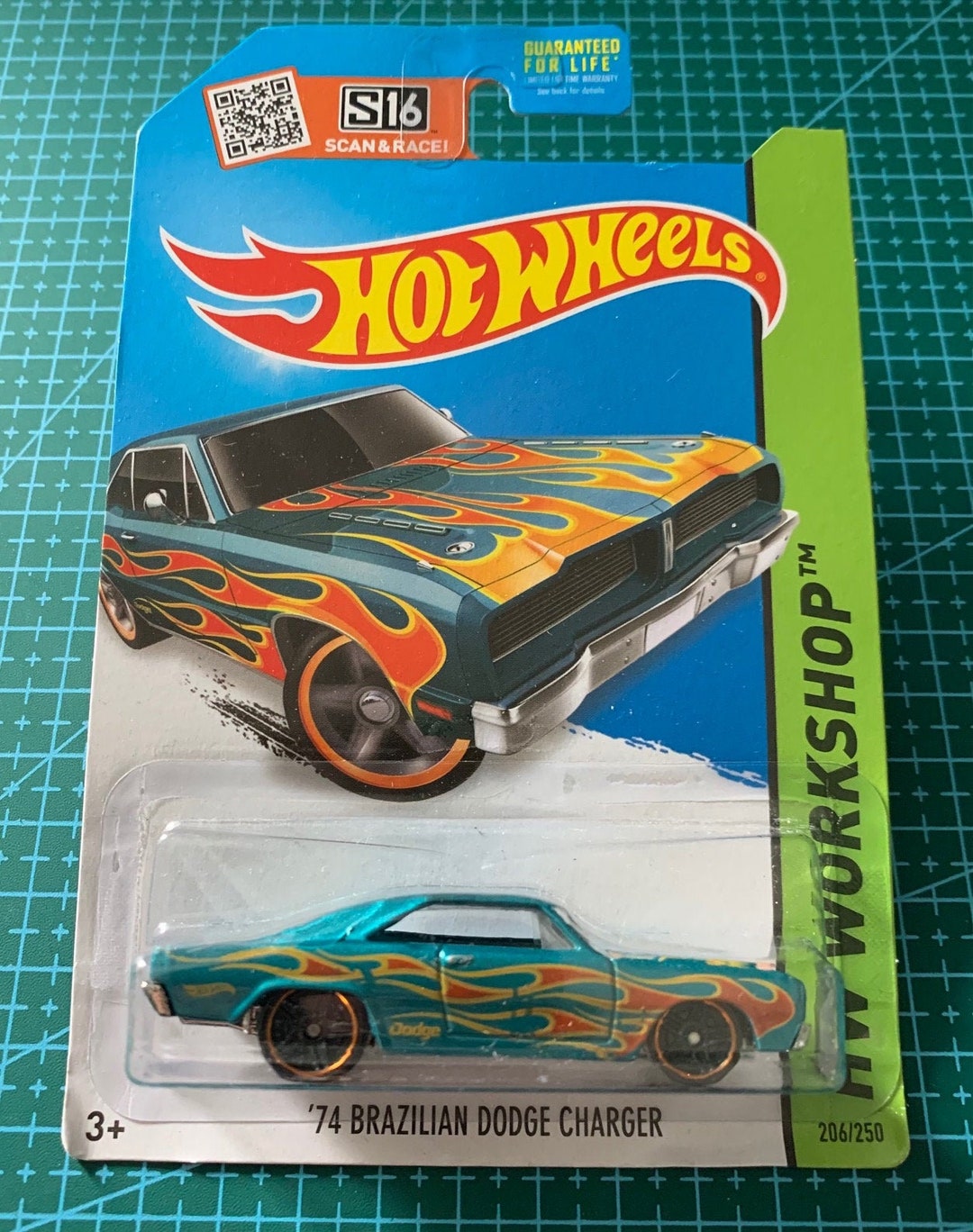 Hot Wheels 1974 Brazilian Dodge Charger-green With Red - Etsy Hong Kong