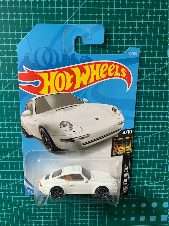 Hot Wheels '96 Porsche Carrera-white With Grey Wheels Long - Etsy UK Hot Wheels '96 Porsche Carrera-white With Grey Wheels Long - Etsy UK