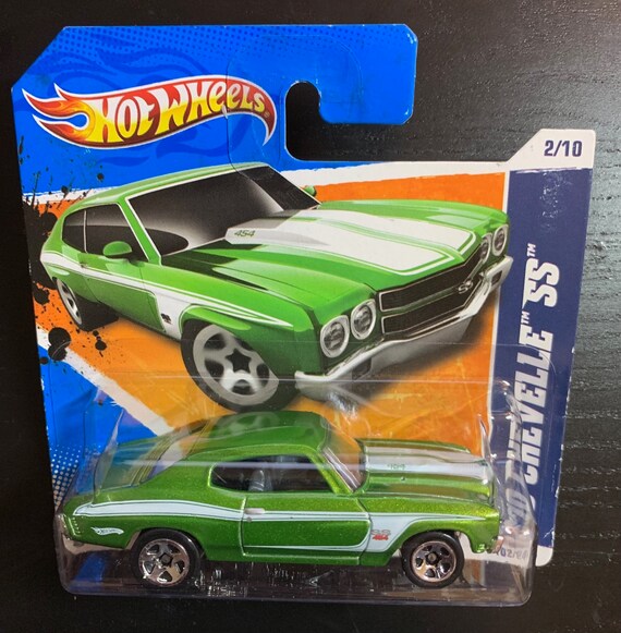 ミニカー Hot Wheels '70 Chevelle HOT WHEELS '70 Chevelle SS Wagon Blue Car HW Wagons