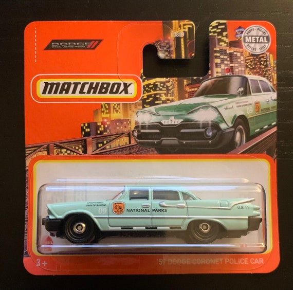 Matchbox 2021 Green 59 Dodge Coronet National Parks Police Car #71 