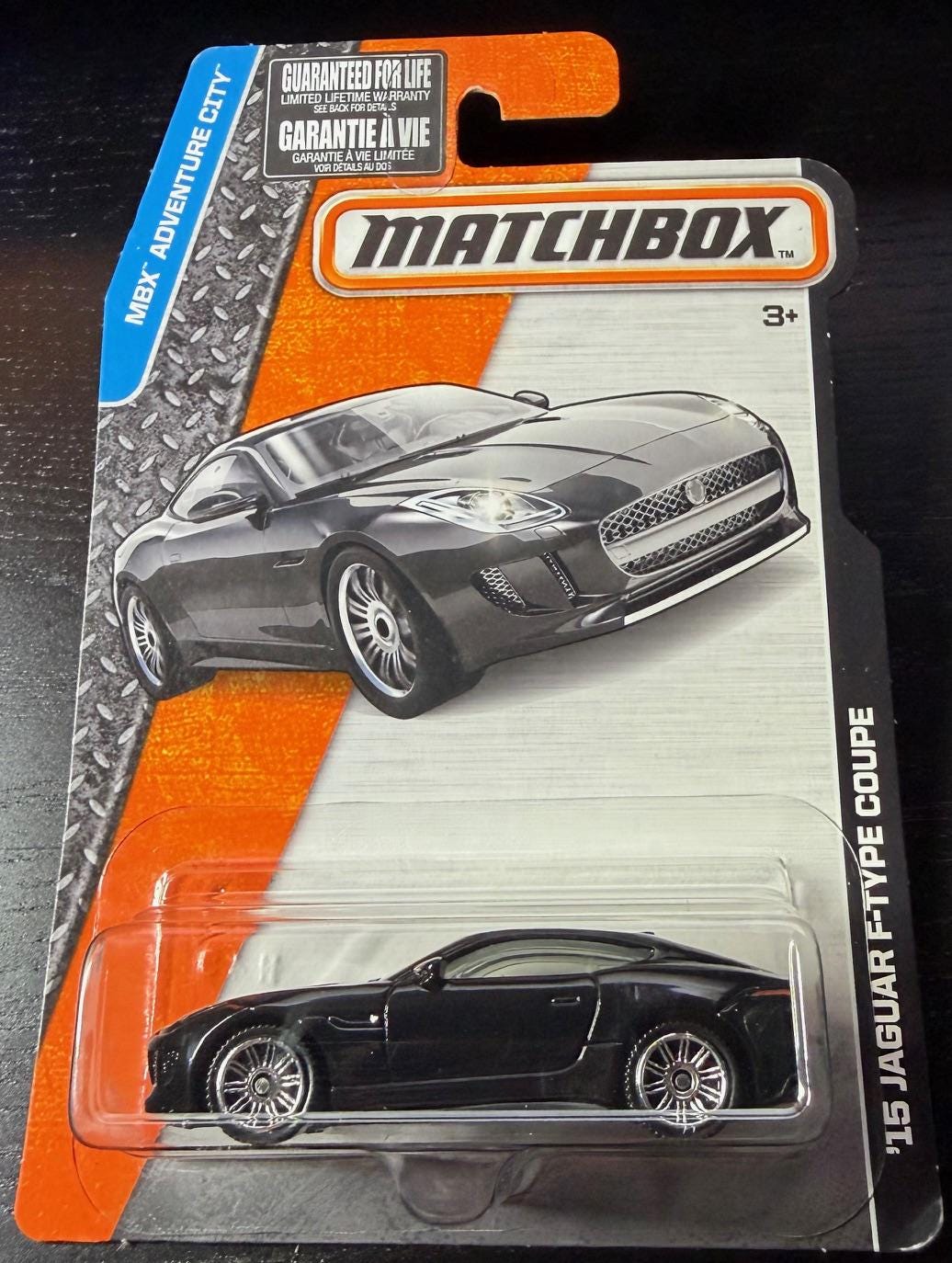Matchbox 2015 Jaguar F-type Coupe-black With Grey Interior-long