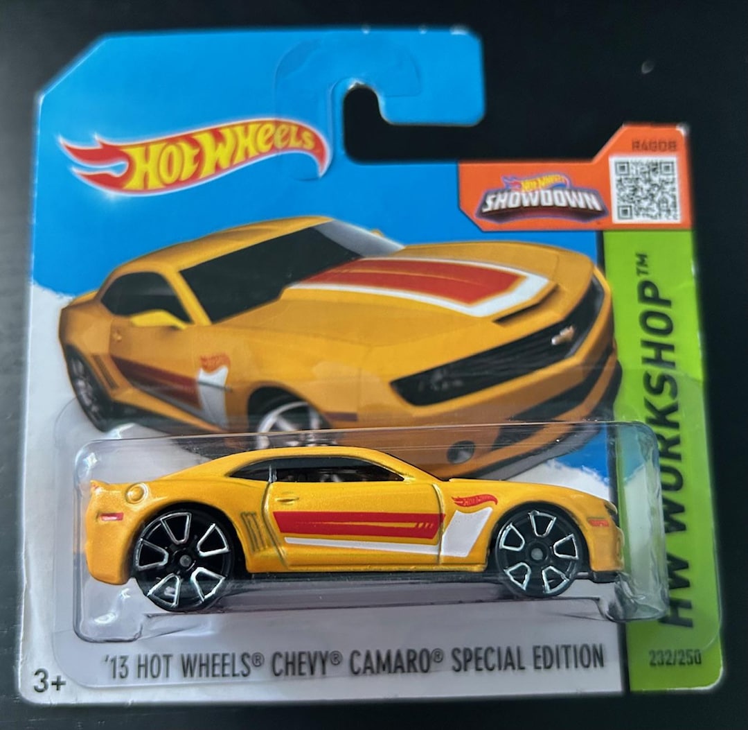 Hot Wheels 2013 Chevrolet Camaro Special Edition-yellow With Black