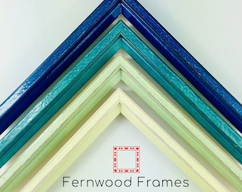 Colorful Glossy Picture Frame: Custom Sizes Available