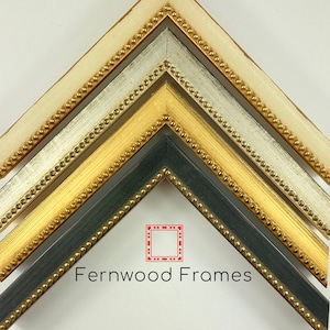 Beaded Picture Frame: Classic Handmade Photo Frame (4x6, 5x7, 8x10)