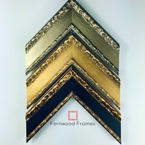 Ornate French Country Picture Frame,  2&quot; Silver, Gold, Black Photo Frames, 4x6, 5x7, 8x10