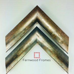 Silver Distressed Picture Frame Industrial Metallic Frames 4x6 5x7 8x10 11x15