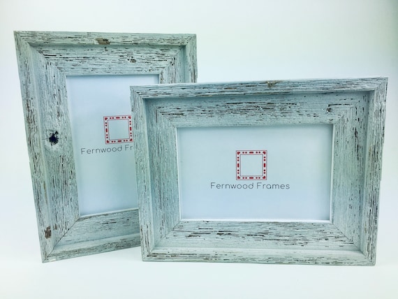 Farmhouse Distressed Frame, White Picture Frames, Barn Wood Frame, Rustic Picture Frame, 4x6, 5x7, 8x10, 16x20