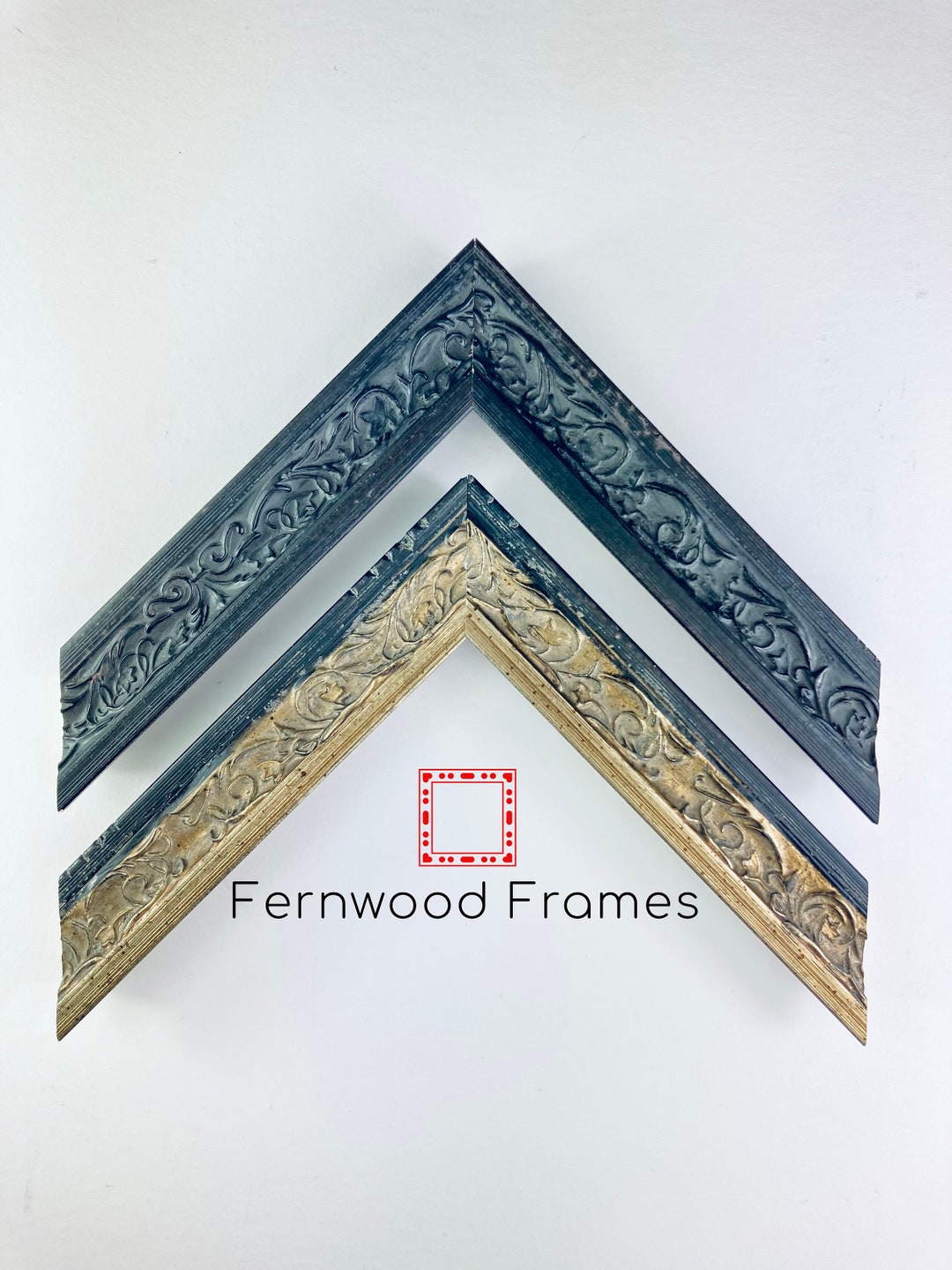 Vintage French Gothic Picture Frame, Ornate Antique Decorative Frame