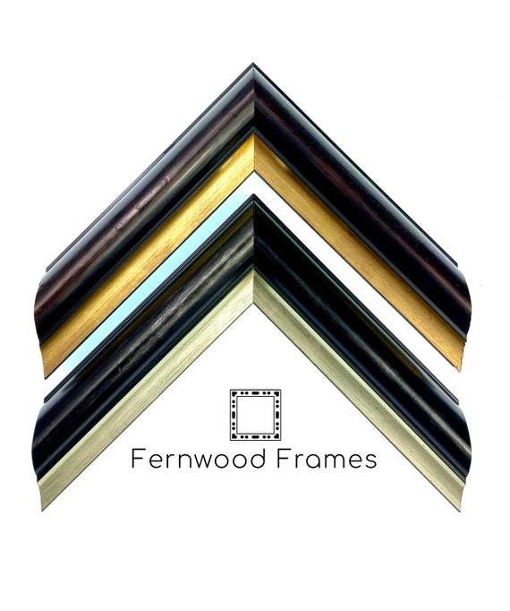 Mid-Century Modern Elegant Picture Frame Gold Silver Picture Frames College degree Frame Wedding Frame 8x10 5x7 4x6 Hand Made