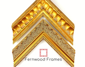 Handmade Gold Ornate Picture Frame, Wedding Gift, 4x6-11x14