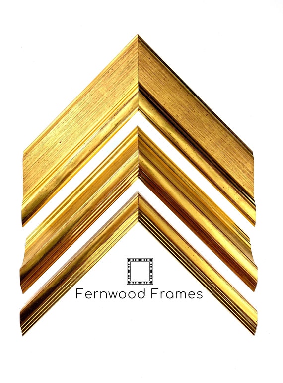 Italian Gold Leaf Picture Frame collection classic sophisticated beautiful Picture Frames Hand Made Three classic profiles