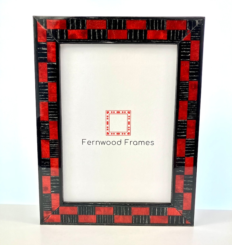 Inlaid Wood Picture Frame - Thumbnail 3