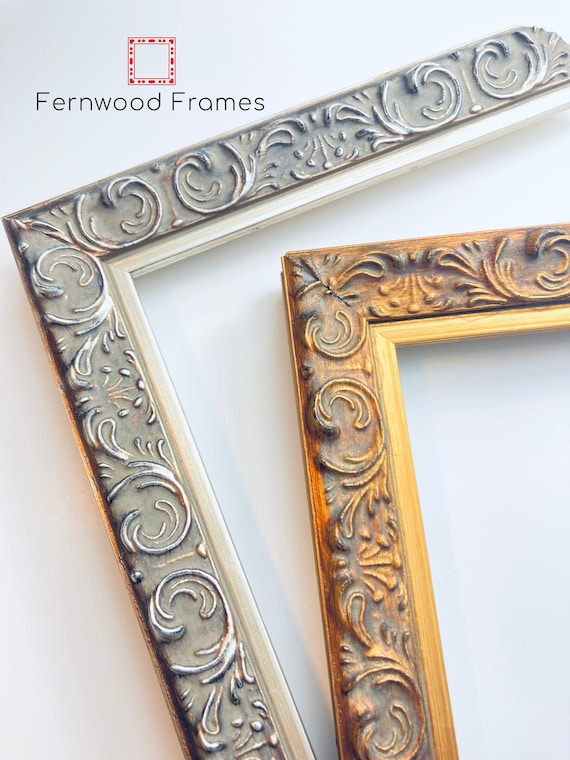 Ornate Gold Picture Frame Silver Picture Frame Vintage Etsy