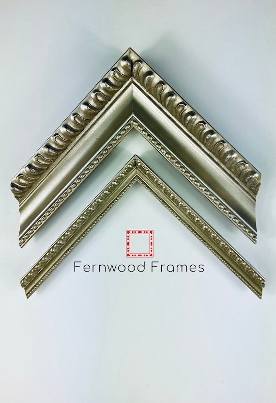 Ornate Silver Picture Frame, Vintage Silver Frame, Antique Frame, 4x6, 5x7, 8x10, Custom sizes available Hand Made