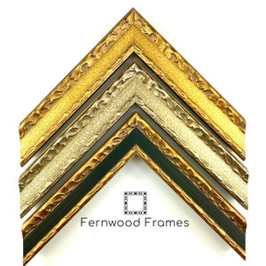 Ornate French Country Picture Frame, 1 1/4" Gold, Silver, Black Photo Frames, 4x6, 5x7, 8x10