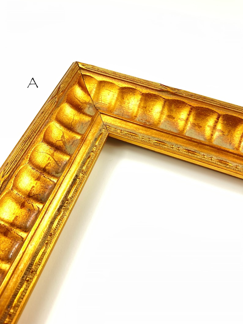 Gold Scooped Ornate Picture Frame Gold Picture Frame 4x6 Etsy