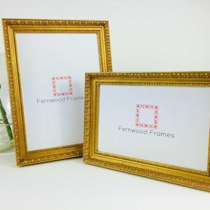 Picture Frame, Gold Picture Frame, Ornate Picture Frame, Ornate Frame, Photo Frame Wood, 4x6,5x7,8x10,8.5x11
