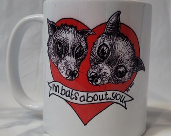 I'm Bats About You Ceramic Mug