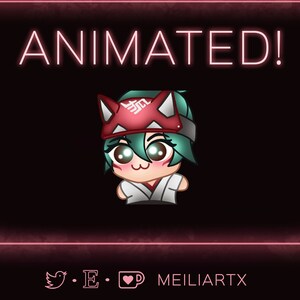 ANIMATED EMOTE Kiriko Wiggle Overwatch 2 Chibi Cute // Twitch - Discord Sticker - Stream!
