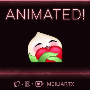 ANIMATED EMOTE Pachimari Love Heart Hug Overwatch 2 Cute // Twitch - Discord Sticker - Stream!