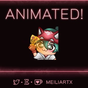 ANIMATED EMOTE Kiriko Heal Overwatch 2 Chibi Cute // Twitch - Discord Sticker - Stream!