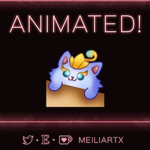 ANIMATED EMOTE Yuumi Bongo Tap Cat League of Legends // Twitch - Discord - Stream!