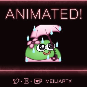 GEANIMEERDE EMOTE Pink Pepe Regen Frosch Meme // Twitch - Discord - Stream!