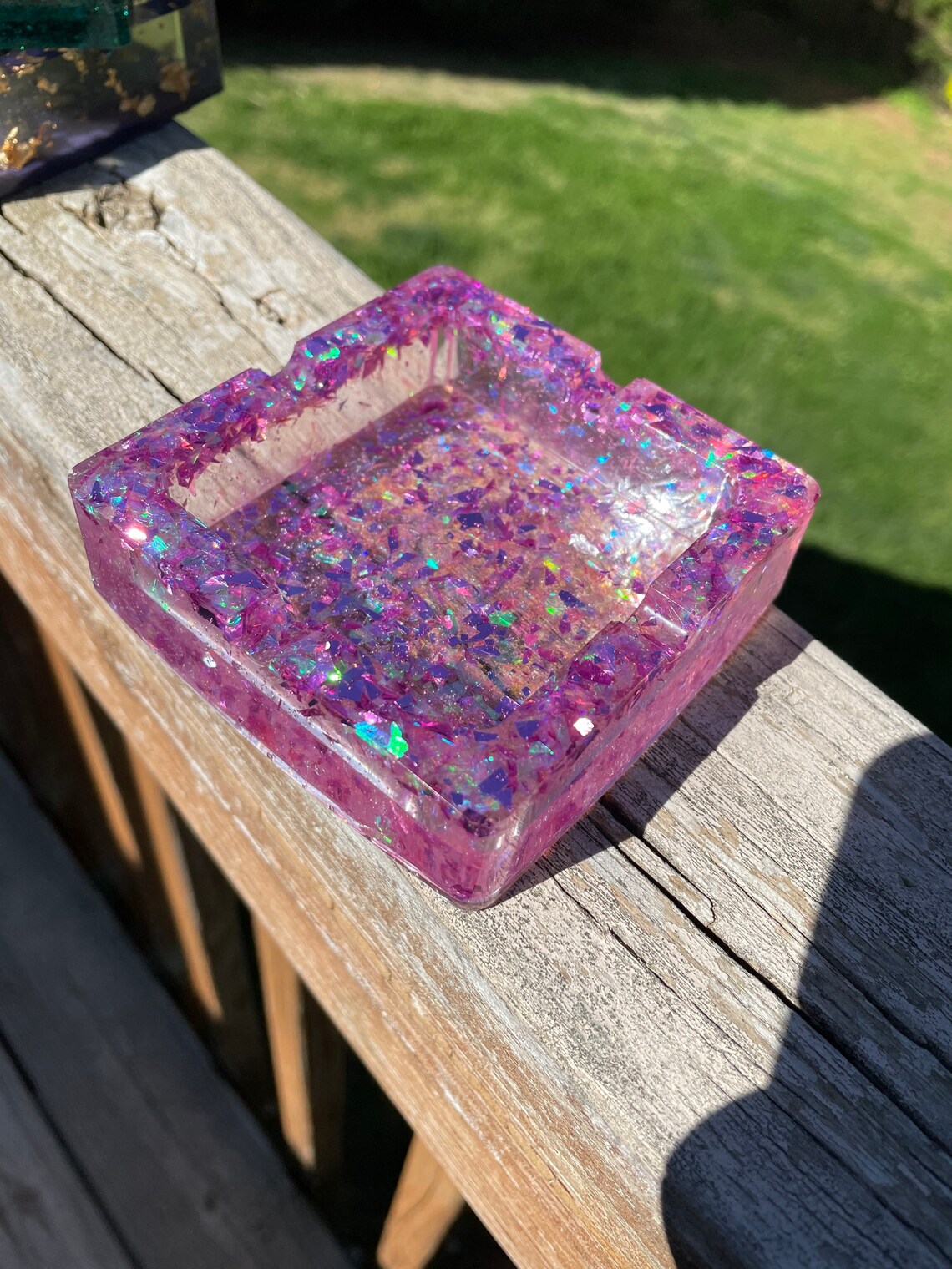 Ashtray Quote sayings ashtrays with cigarette slots Made with Etsy