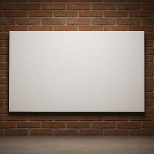 Professional Large Blank Cotton Canvas: 200cm x 100cm, Double Primed