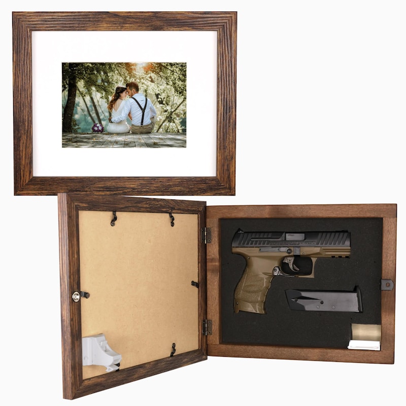 Locking Picture Frame Example Hidden Picture Cabinet - Etsy