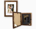 Concealment Picture Frame, 8x10 or 5x7 Hidden Gun Storage, Wooden Wall Hanging Gun Case, Concealment Furniture, Hidden Compartment Lock Box