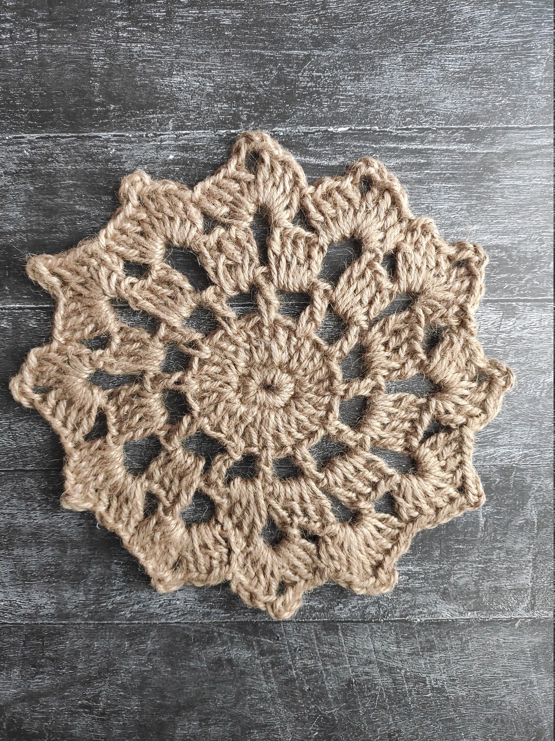 Placemats Haak placemat Sousplat haken Ronde sousplat Etsy