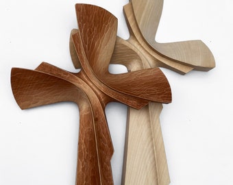 Croce In Legno Bianca Da Parete – Decorazione Religiosa Per Casa, Chiesa, Ufficio