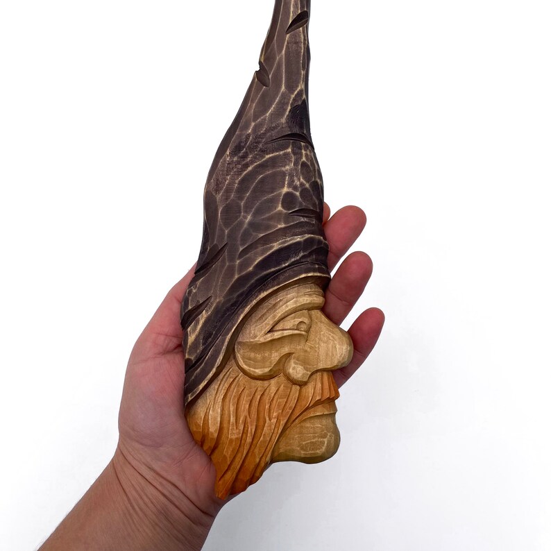 Face Carved Wood Face Sculpture Wood Face Wall Decor Forest Etsy