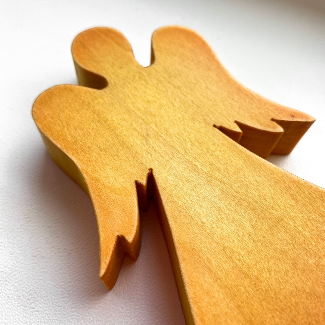Angel Wood Gift, Wood Carved Angels, Wooden Angel Decor, Angel Tabletop