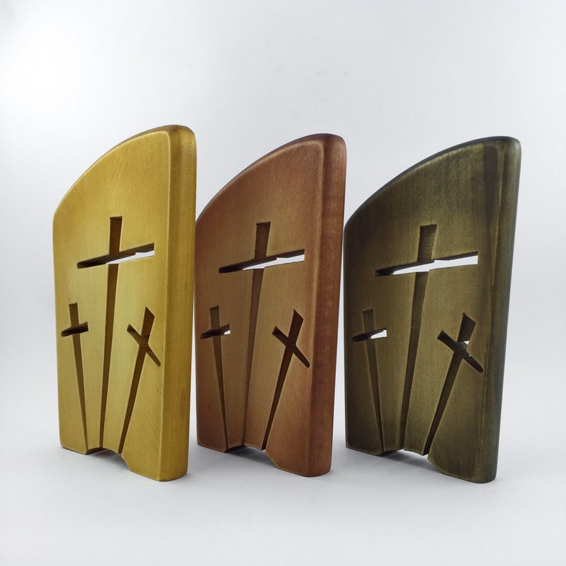 Cross Table Decor Carved Wood Cross Cross Tabletop Wooden Etsy