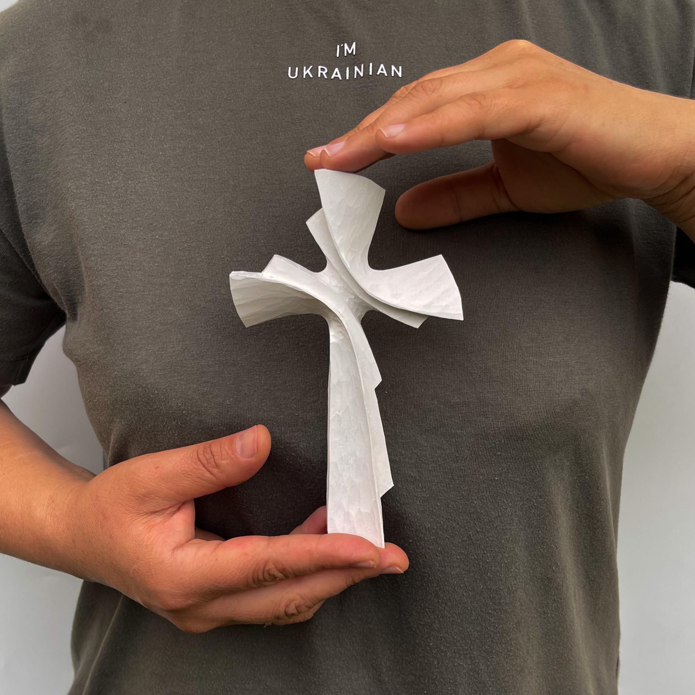 Croce da parete in legno bianco, grande regalo religioso ortodosso intagliato da appendere, crocifisso cattolico, croce per la preghiera del sonno per ragazza - Italia