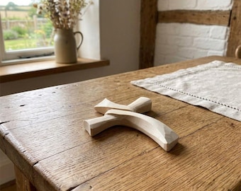 Croix murale en bois, grand crucifix moderne, cadeau religieux catholique, croix à suspendre pour la décoration de la maison ou de l'église