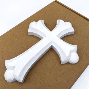 Wooden Hanging Carved Cross, Wall crosses for Home Handmade, Modern Catholic Crucifix, Contemporary cross, Christian Gift for Kids