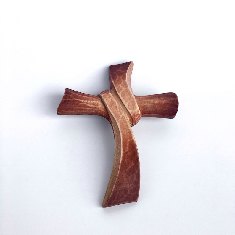 Wooden Carved Cross Crucifix Wall Art Rustic Cross Wall Etsy