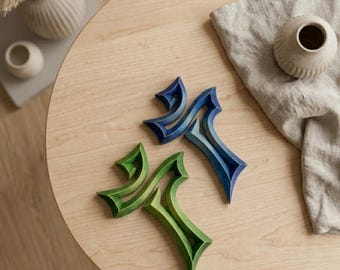 Wooden Cross Wall Art Crucifix Catholic, Small Rustic Crosses, Religious Crosses Home Church Decor