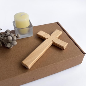 Handmade Wooden Cross, Christian Decor, Wood Wall Cross, Christening Housewarming Gift, Religious Gifts with Meaning, Small Crosses