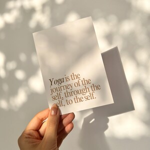 Yoga Poster, Bedeutung von Yoga, spirituelle Wandkunst, Achtsamkeit Deko, Geschenkidee für Yogis, Sanskrit, Yoga Studio Deko, minimalistisch