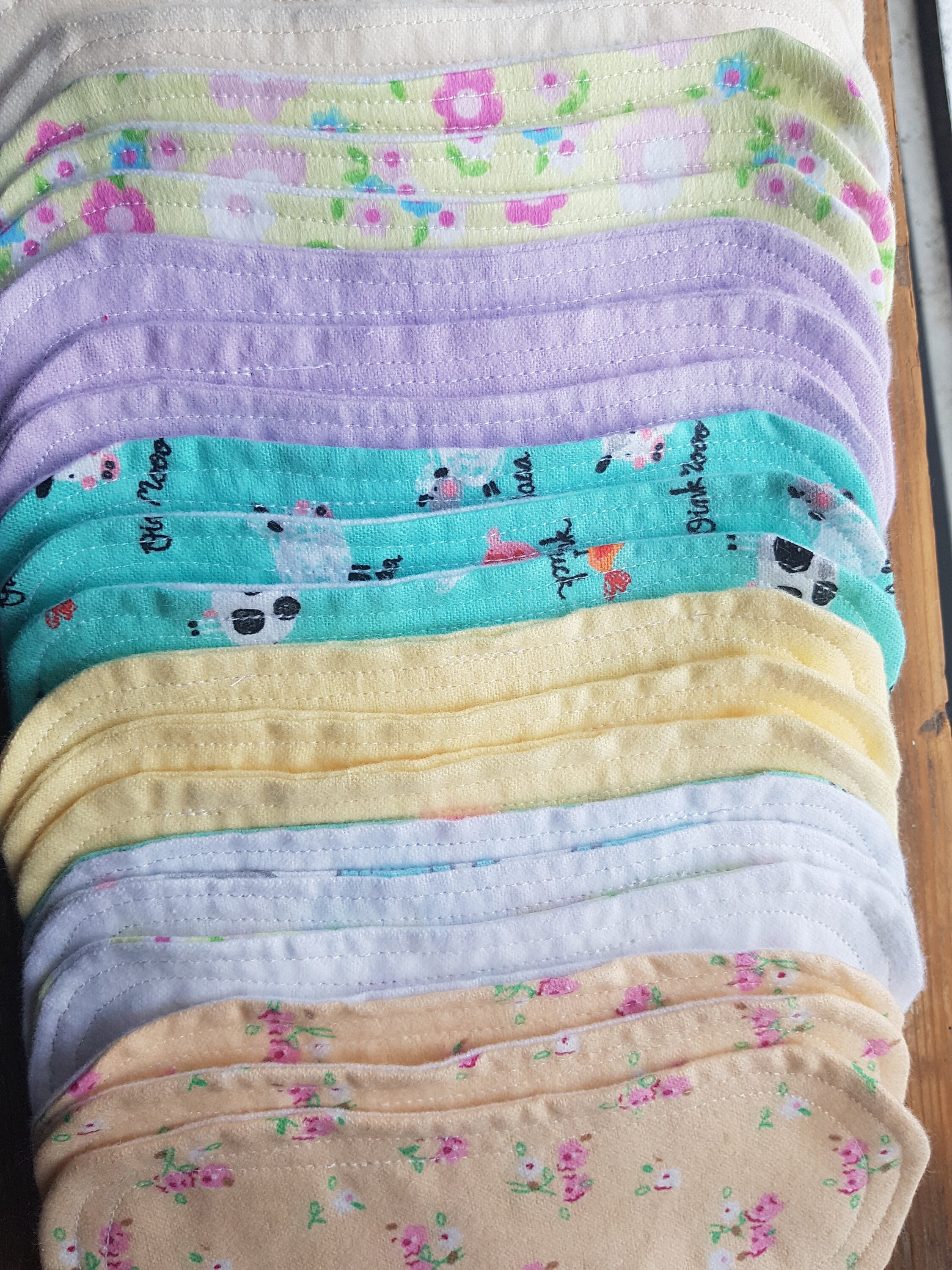 Reusable Washable Panty Liners Cotton Environment Friendly Etsy