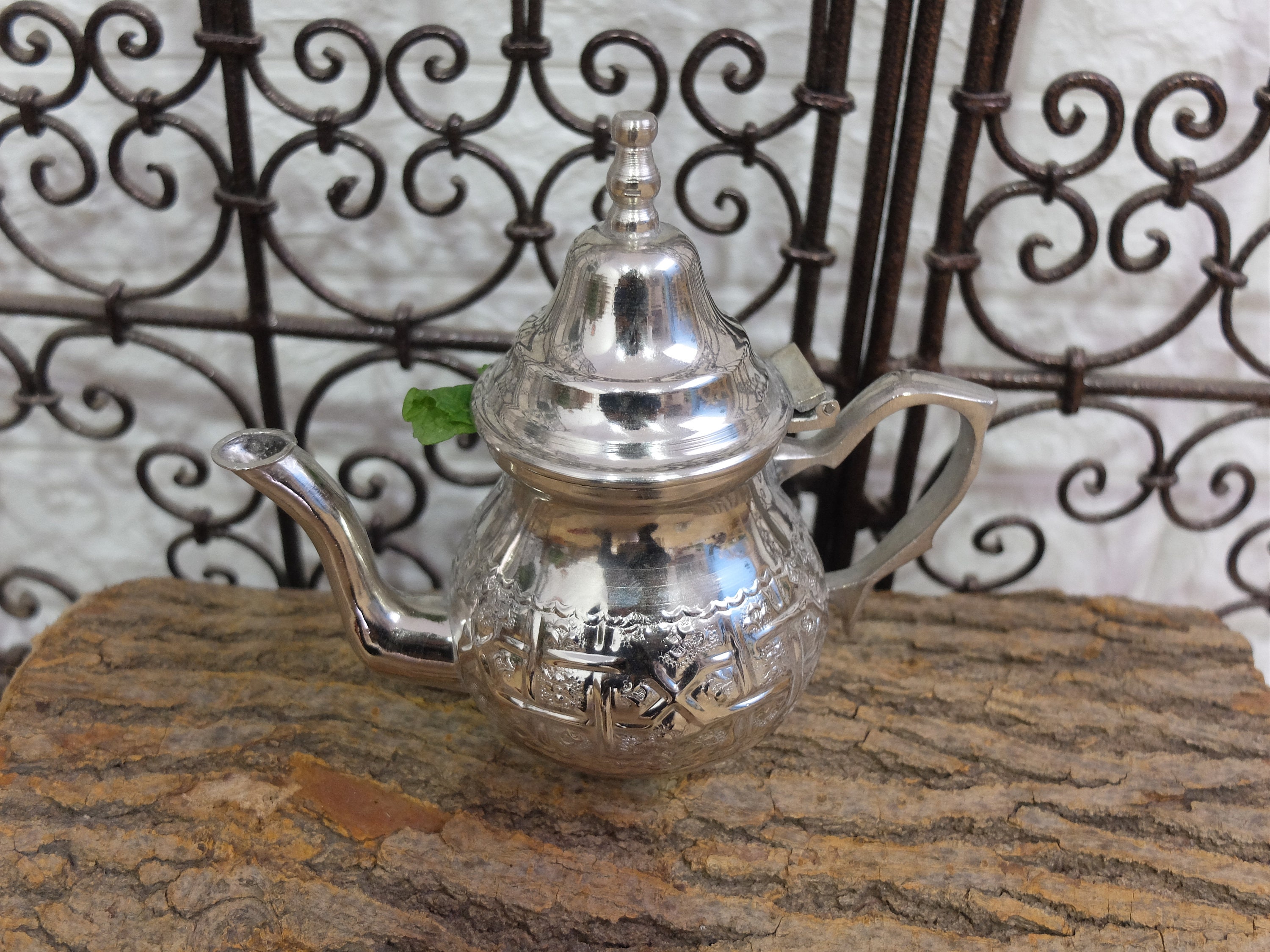Stunning Moroccan Teapot berrad Handmade Morocco Art Etsy UK