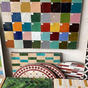 Moroccan Mosaic Table for Custom Made Pink Table- Choose Your Size and ...